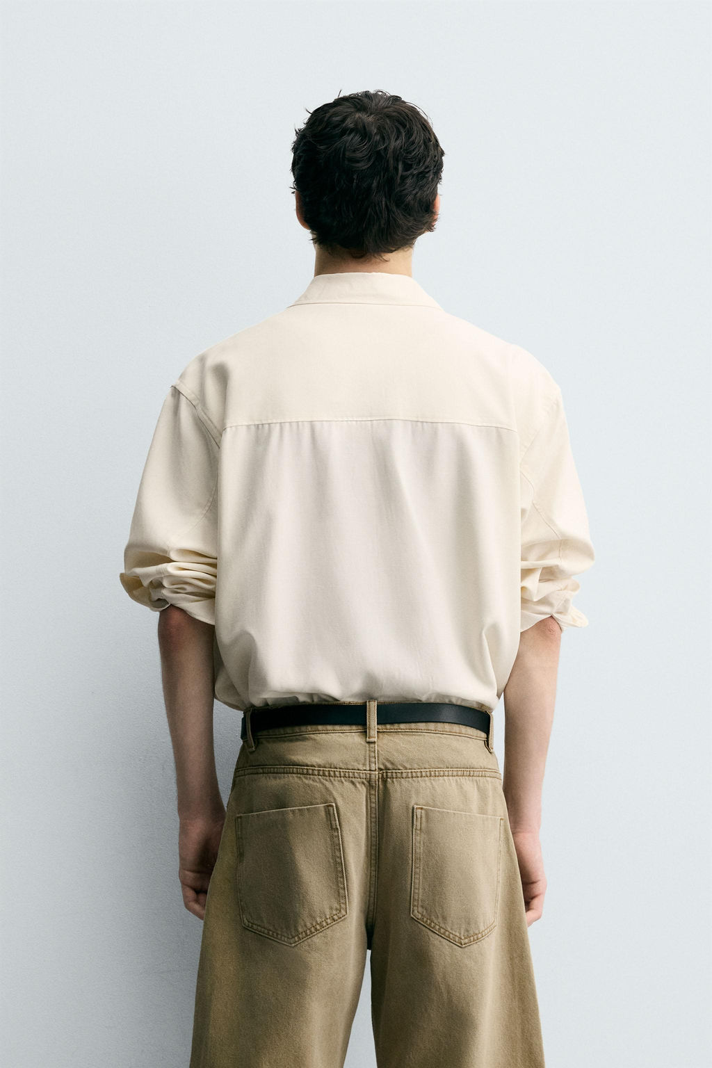 RELAXED FIT FLOWING SHIRT - Zara фото 3
