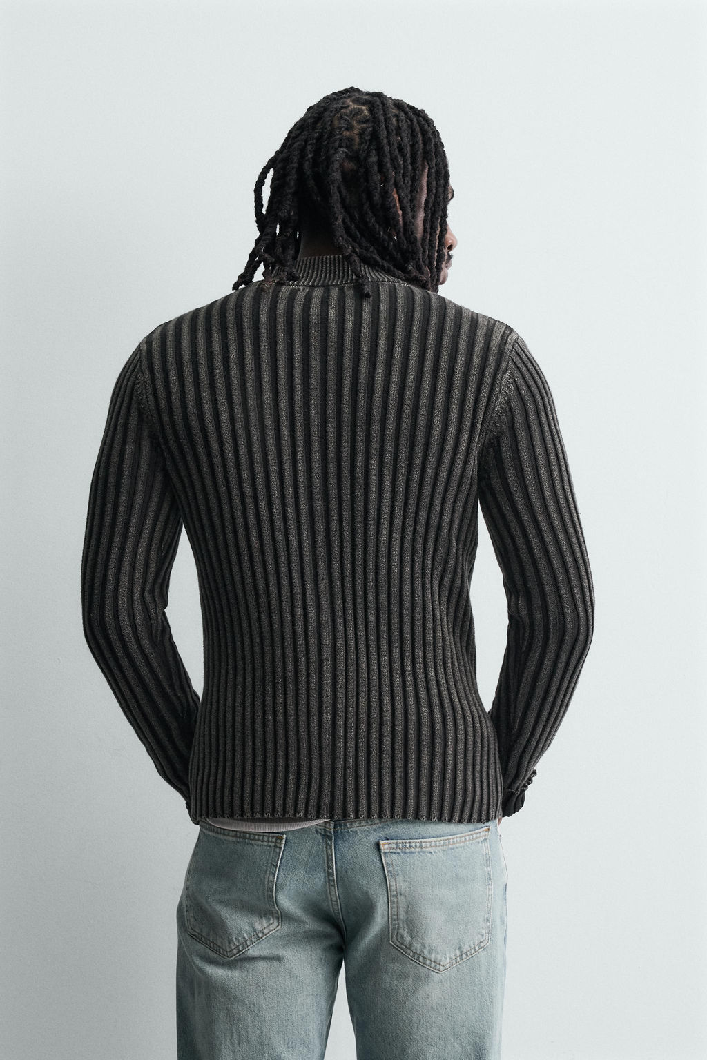 TEXTURED RIBBED JACKET - Zara фото 11
