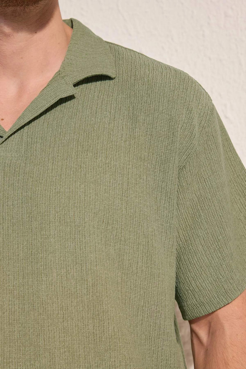 TRENDYOL MAN Mint Oversize Polo Yaka Duz Polo Yaka T-shirt TMNSS25PO00045 - Trendyolmilla фото 13