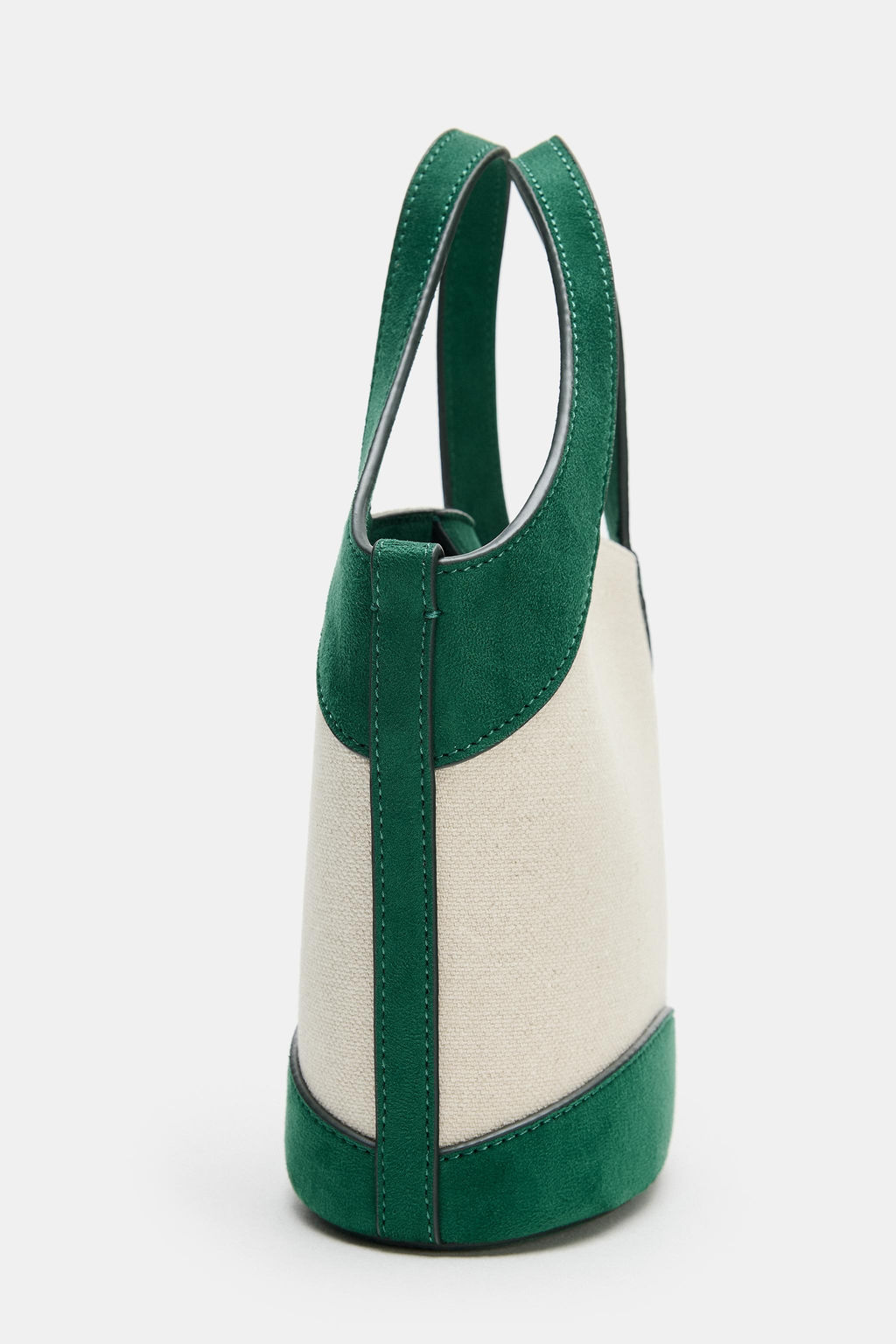 BOLSO BANDOLERA CANVAS / Verde - Zara фото 3