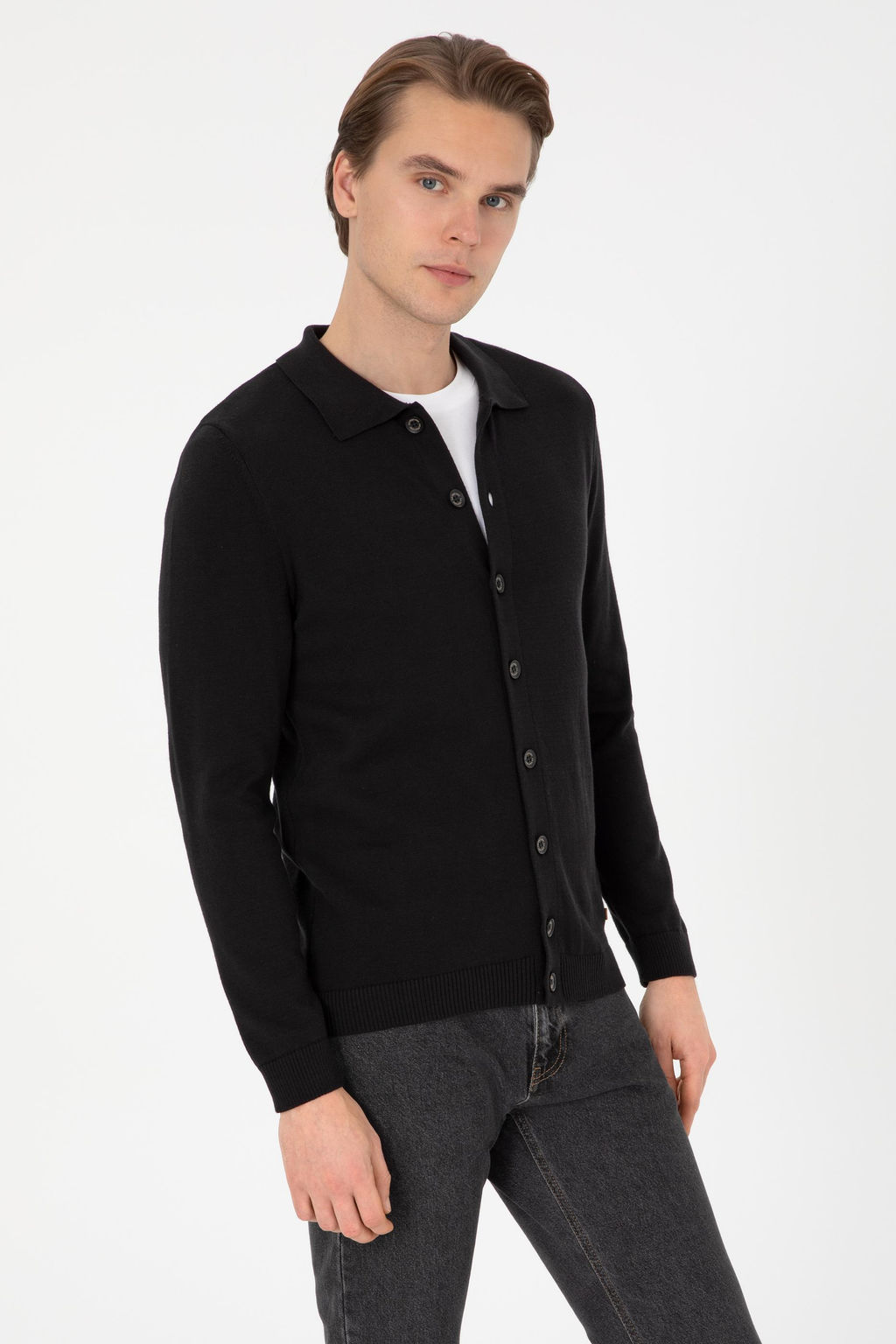 Erkek Siyah Basic Triko H_rka - U.s. polo assn фото 3