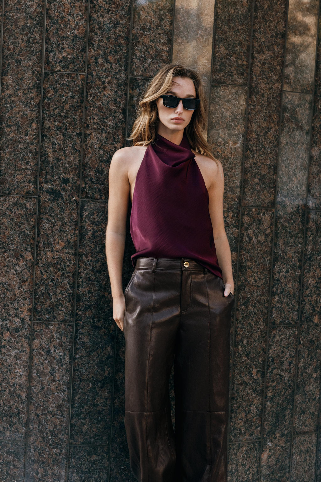 SATIN HALTER TOP - Zara фото 2