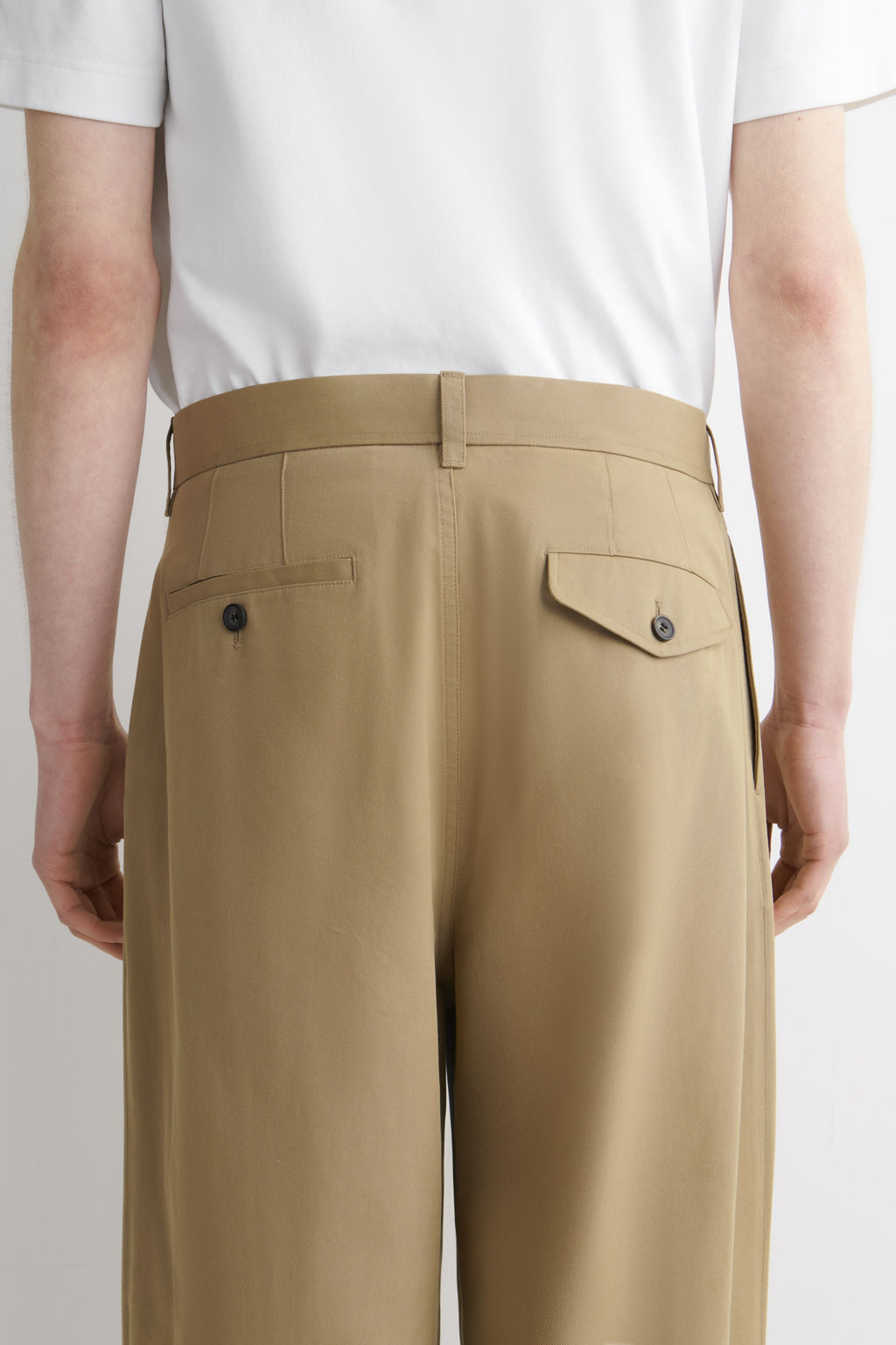 PANTAL?N CHINO WIDE LEG DE ALGOD?N - H&m фото 5