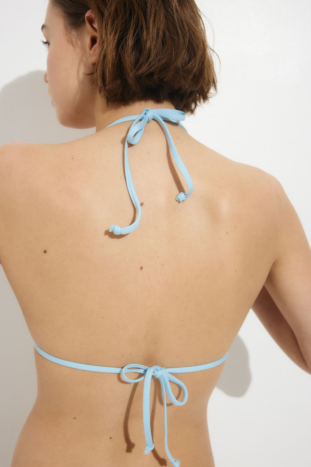 Top de bikini triangular con relleno - H&m фото 4