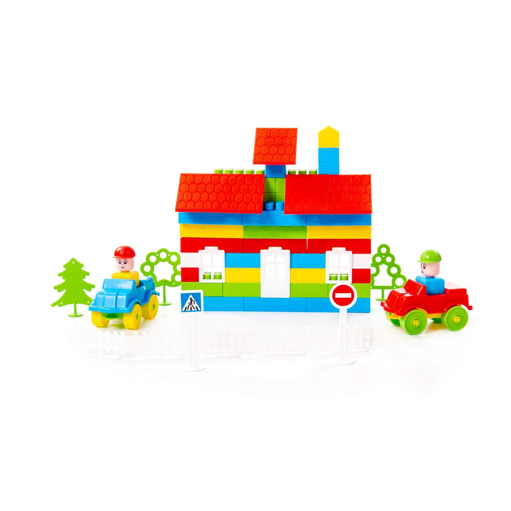 Конструктор Строитель (273 элемента) (в пакете) - Полесье фото 5