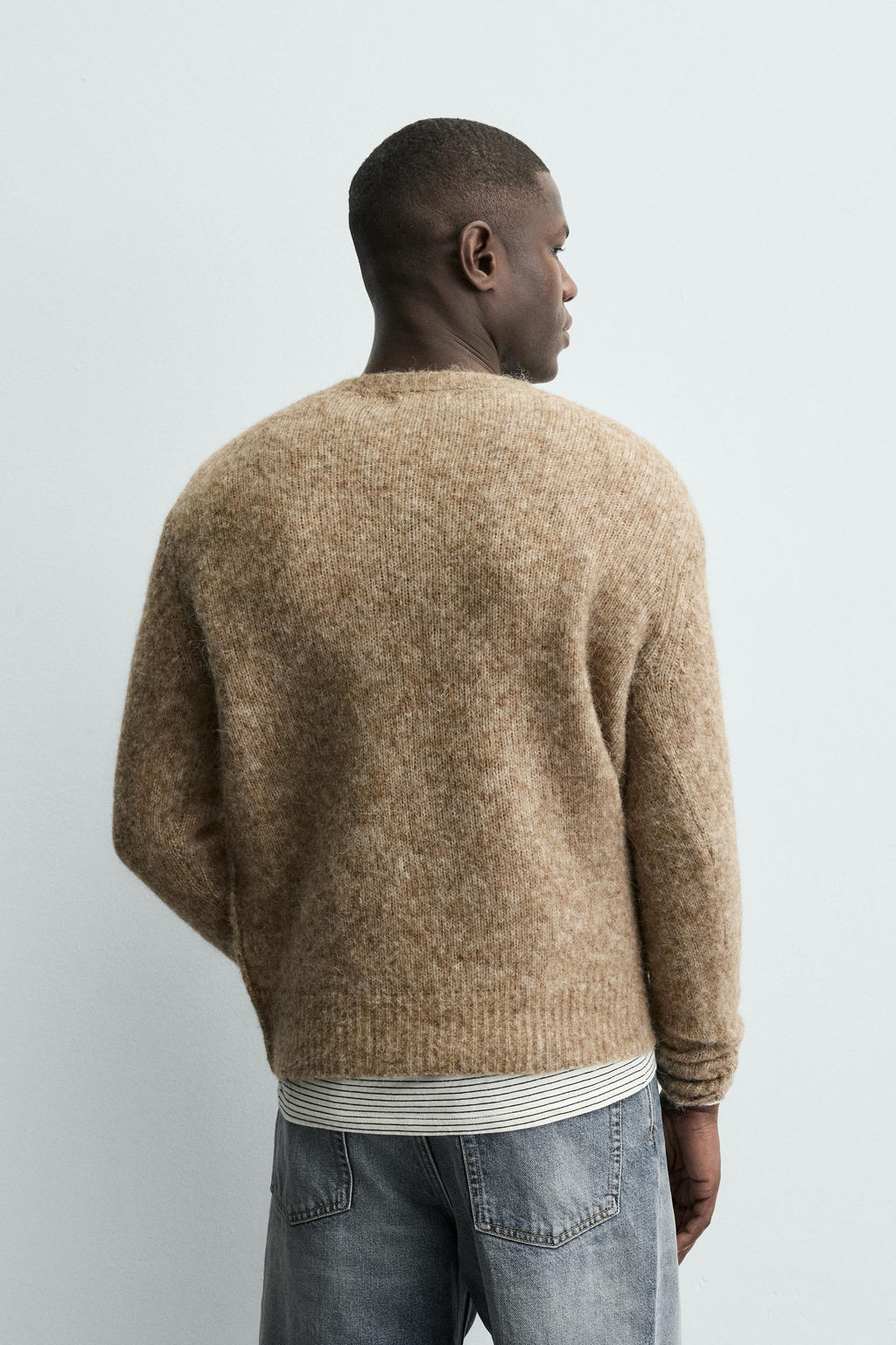 TEXTURED WOOL JUMPER - Zara фото 7