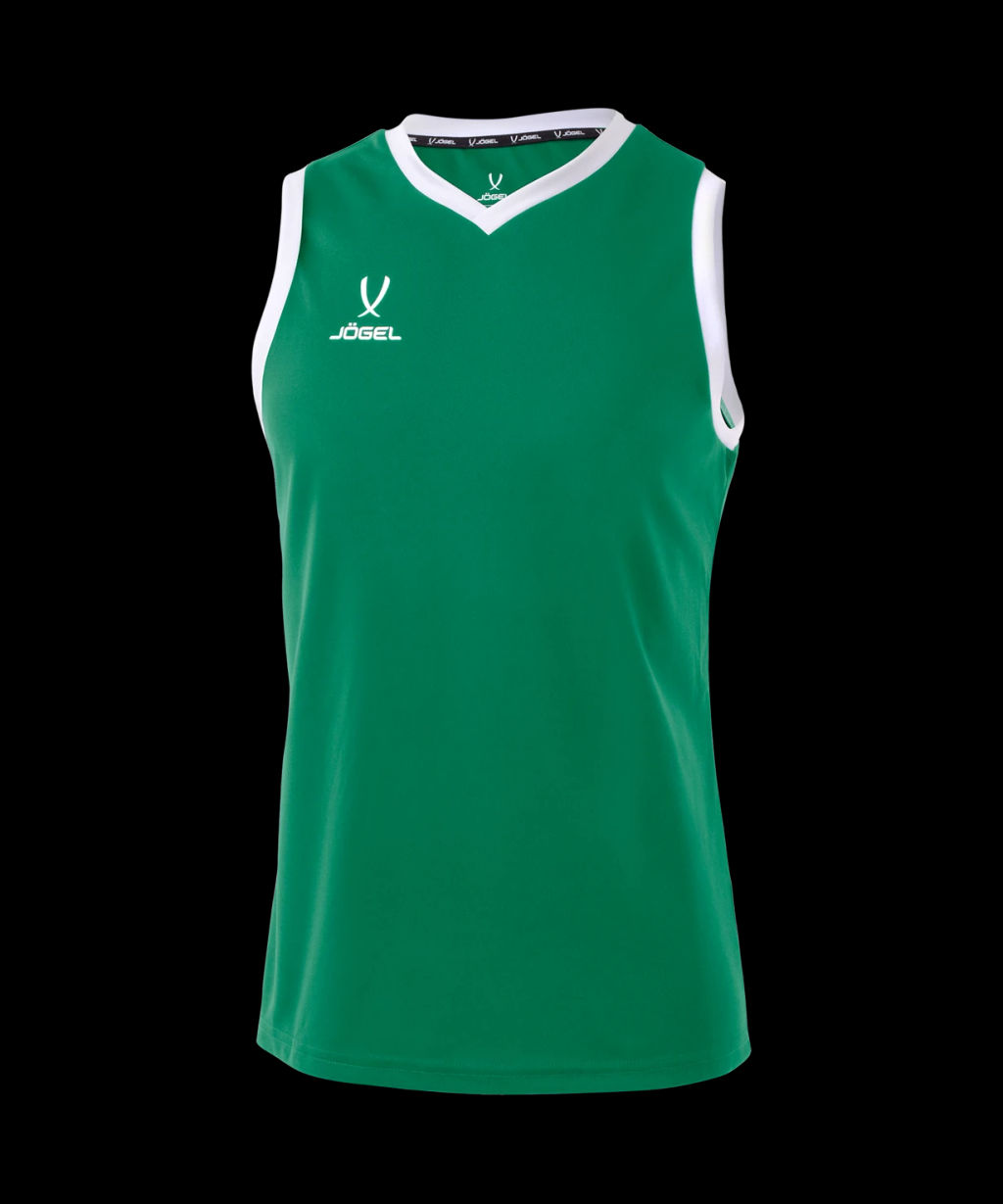 Майка баскетбольная JOGEL CAMP Basic, зеленый, детский
