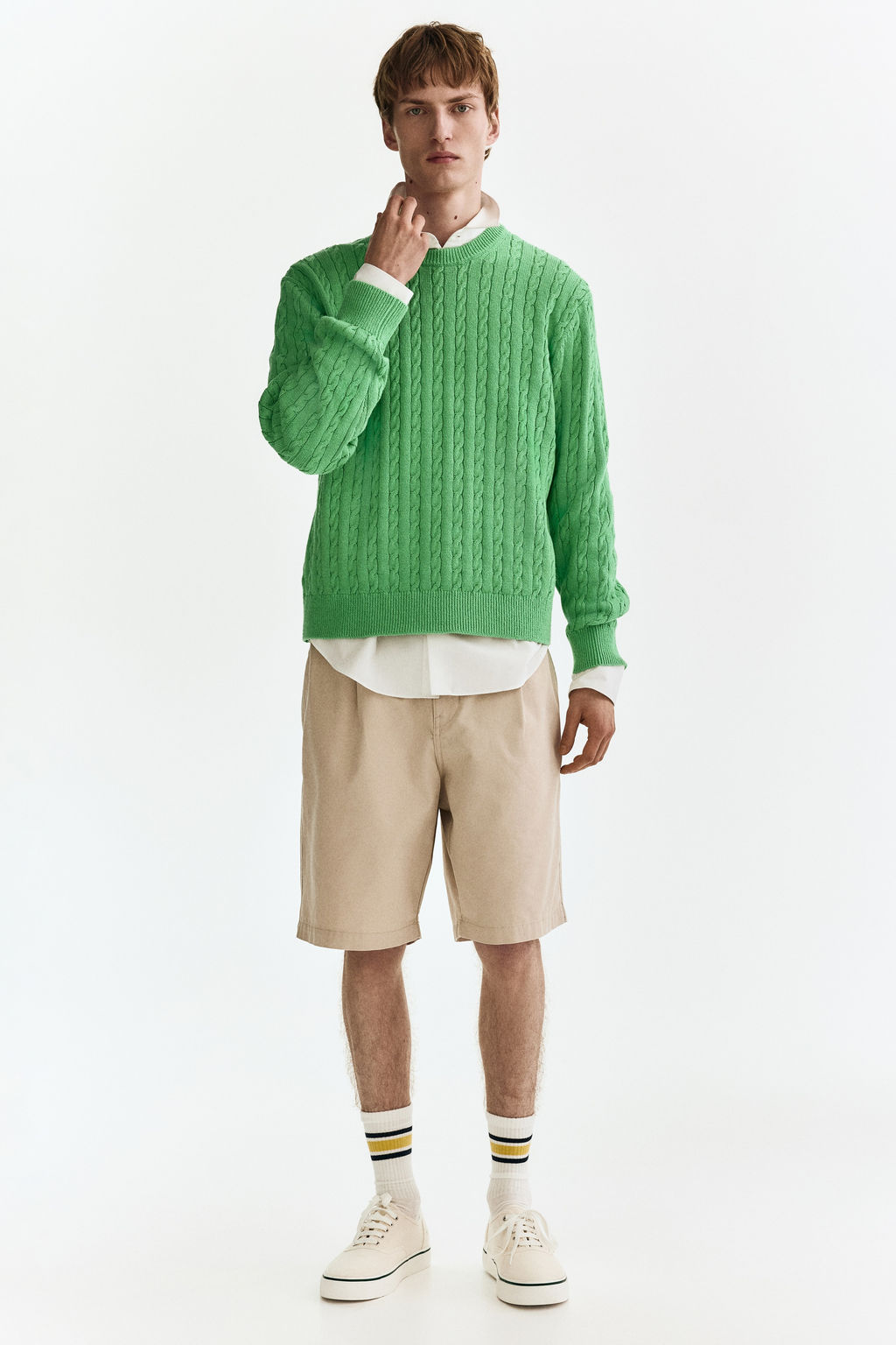 Jersey en punto trenzado Regular Fit - H&m фото 6