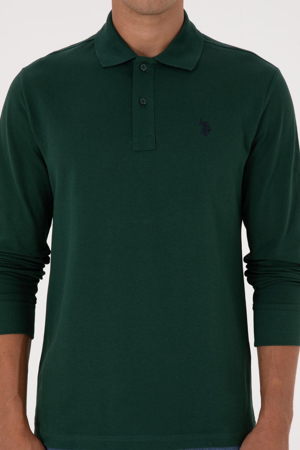 Erkek Koyu Ye_il Basic Sweatshirt Sepette S_rpriz _ndirim - U.s. polo assn фото 6