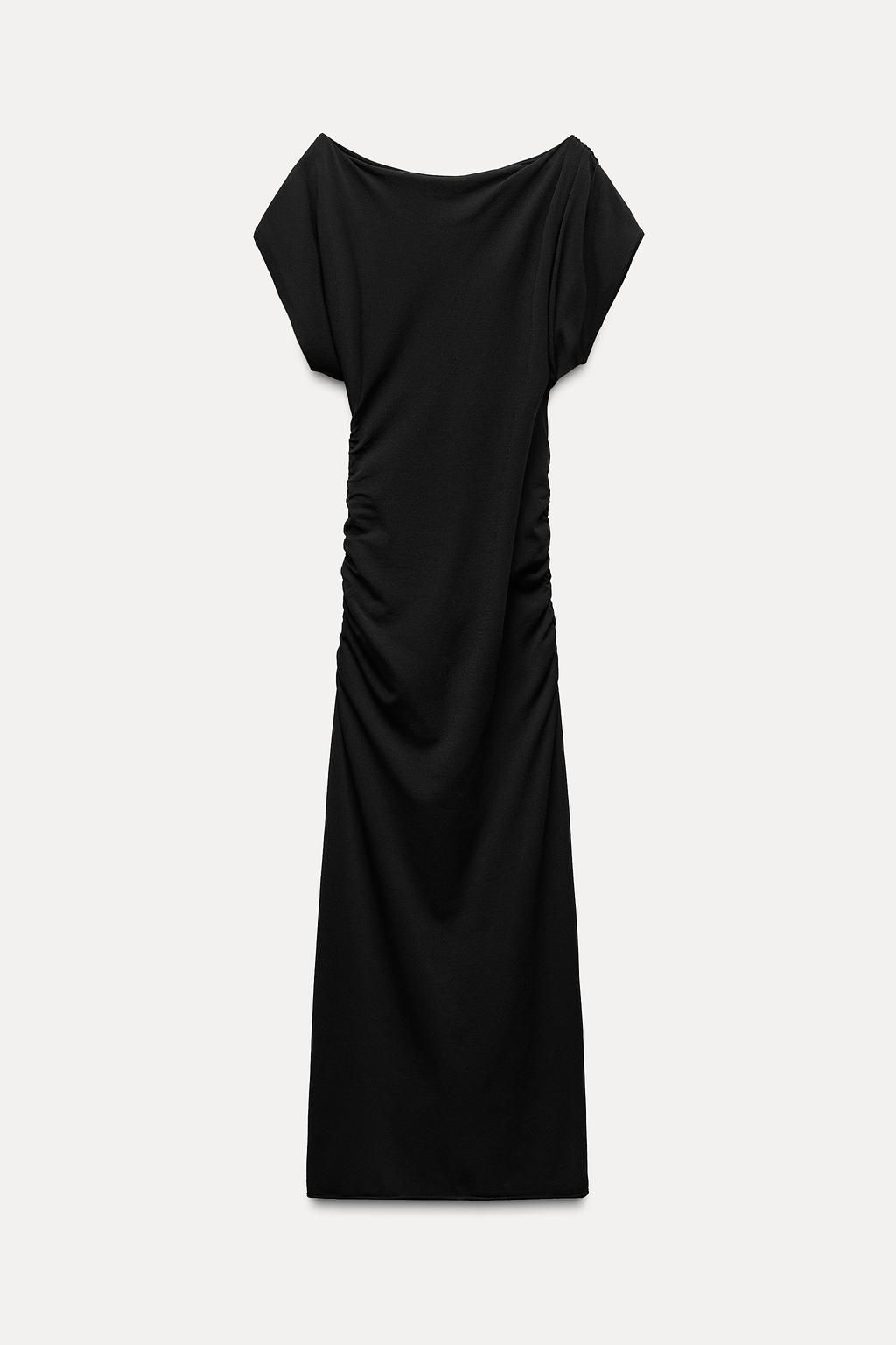 DRAPED KNIT DRESS - Zara фото 6
