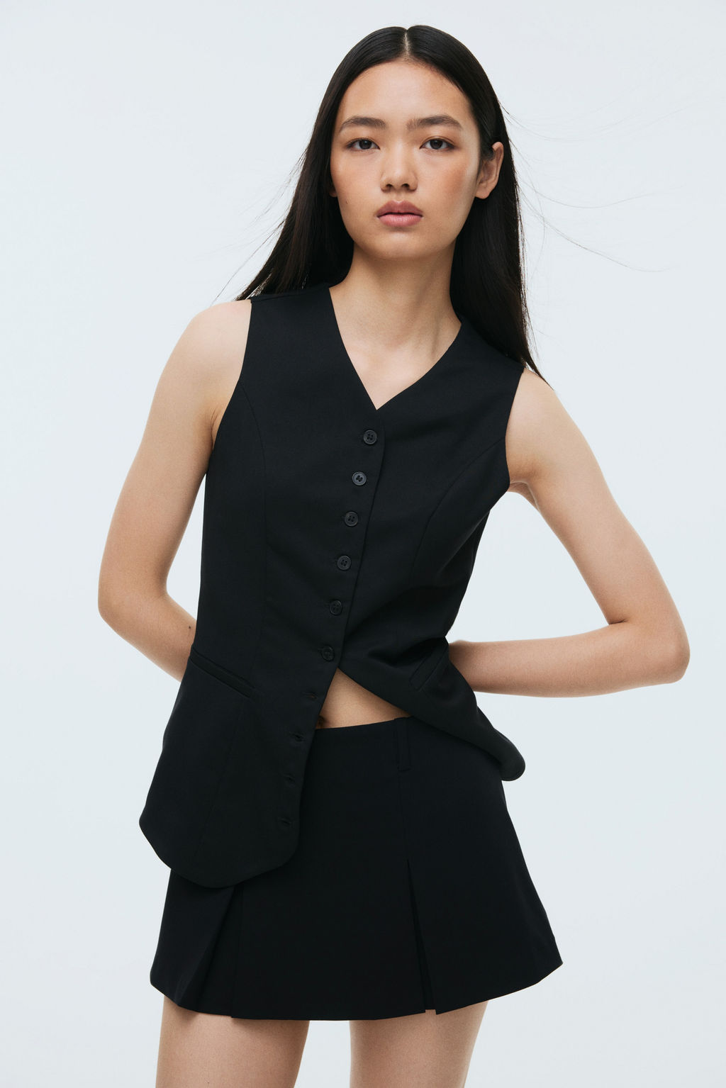 Minifalda pantal?n con pliegues - H&m фото 7