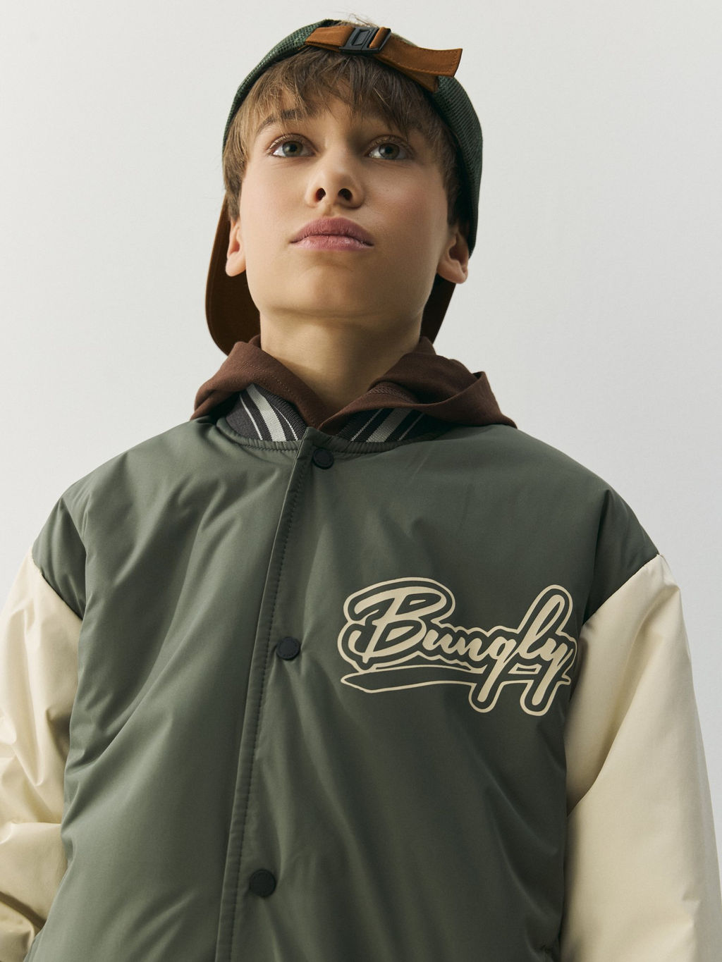 Бомбер с утеплителем Папоротник 7+ - Bungly фото 7