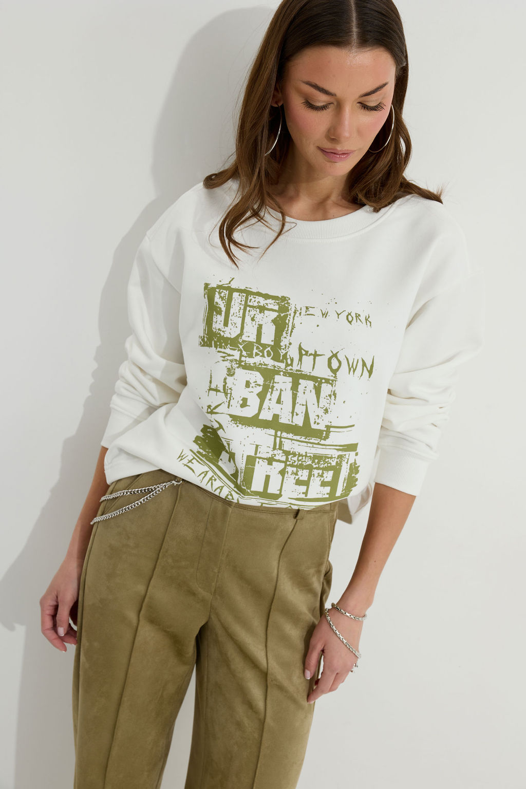 Джемпер 4309 (оливка) - Lyushe фото 6