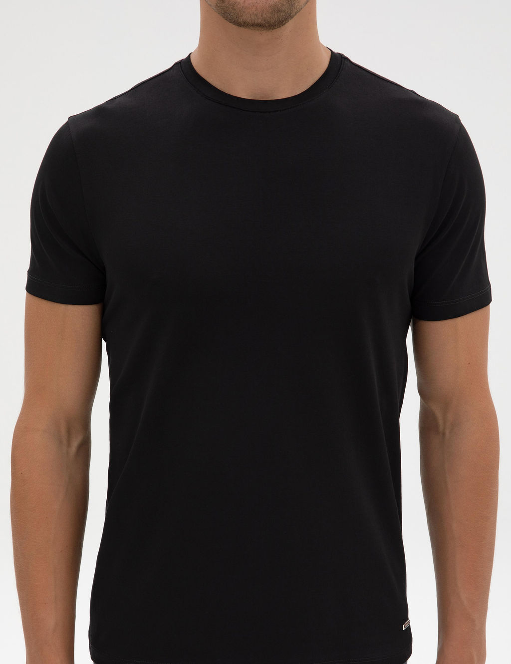 Siyah Slim Fit Basic Ti__rt - Pierre cardin фото 6