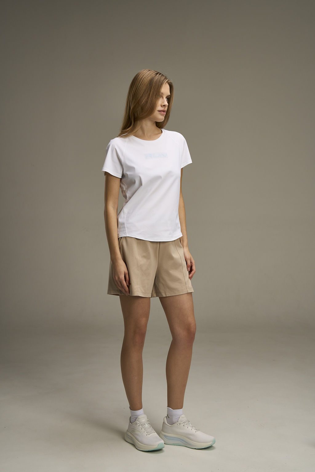 Шорты трикотажные Бежевый - Anta фото 2