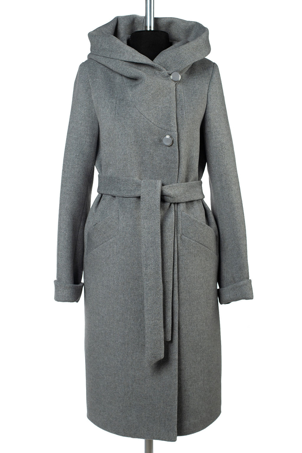 01-12061 Пальто женское демисезонное (пояс) - El podio фото 6