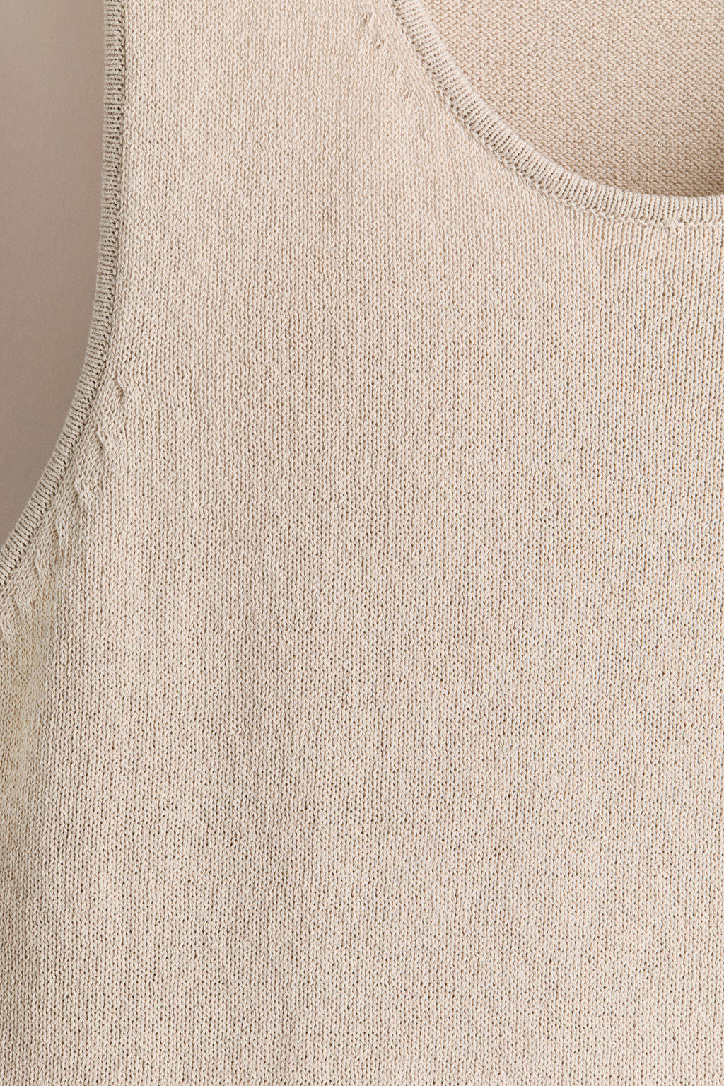Camiseta sin mangas en punto Regular Fit - H&m фото 8