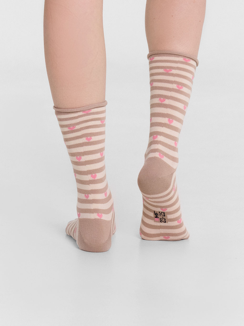 Носки женские Mark Formelle набор 5 пар бежевые с рисунком  фото 4