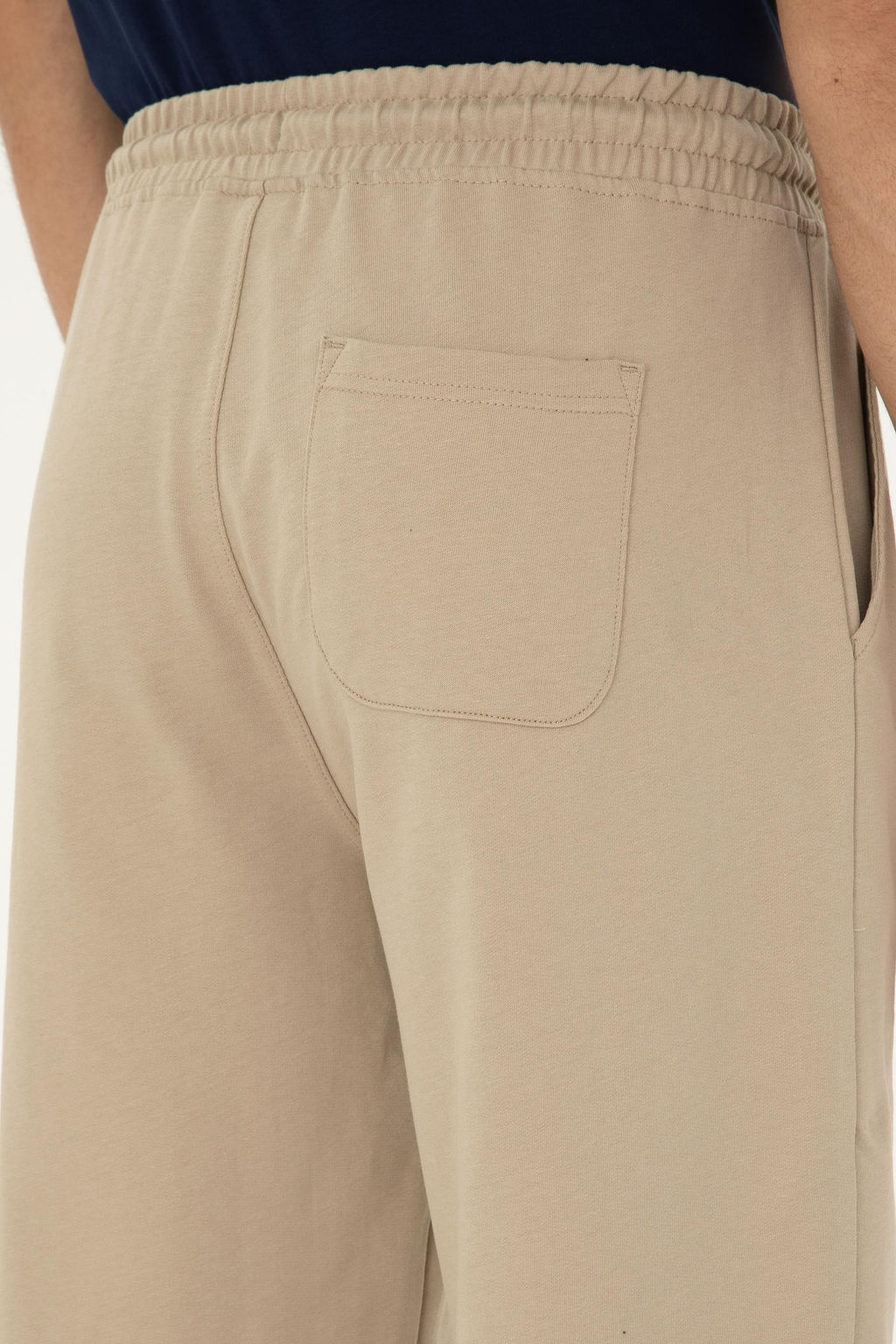 Мужские трикотажные шорты светло-хаки - U.s. polo assn фото 6