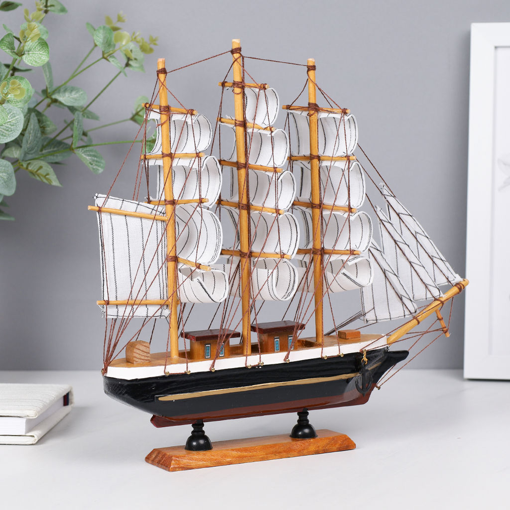 Макет парусного корабля 32х32 см / 3328G /уп 18/ - Галеонтрейд фото 3