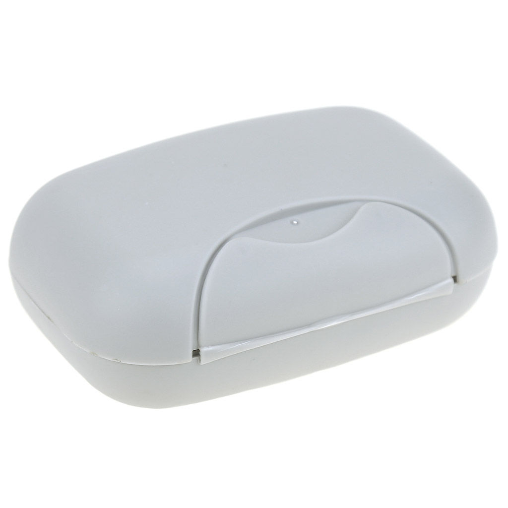 Мыльница дорожная пластмассовая Люкс-1 12х8,5х4,5см, матовый пластик, цвета микс, в п/эт пакете (Китай) - Домашняя Мода фото 4