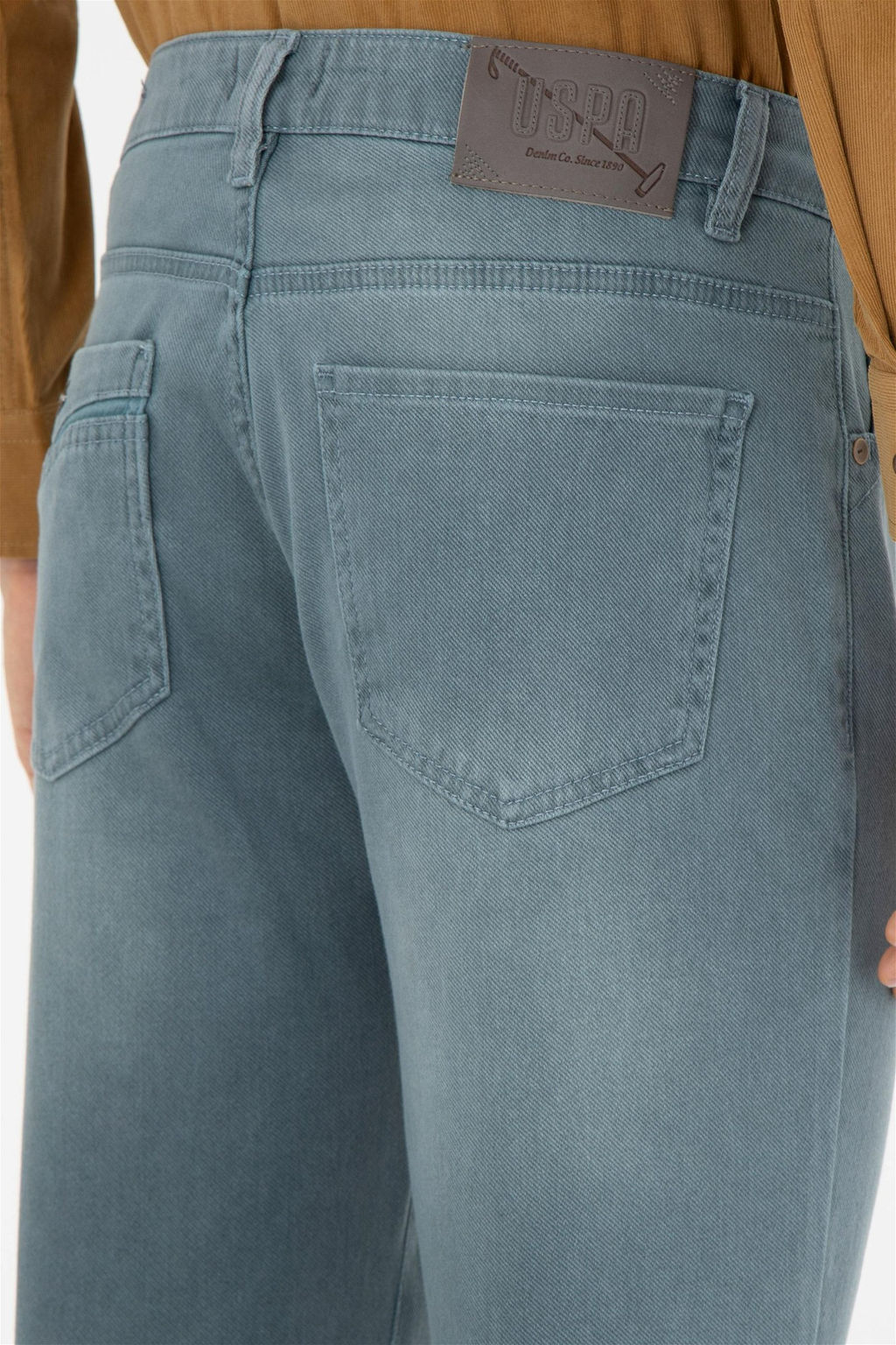 Мужские мятные джинсовые брюки - U.s. polo assn фото 7