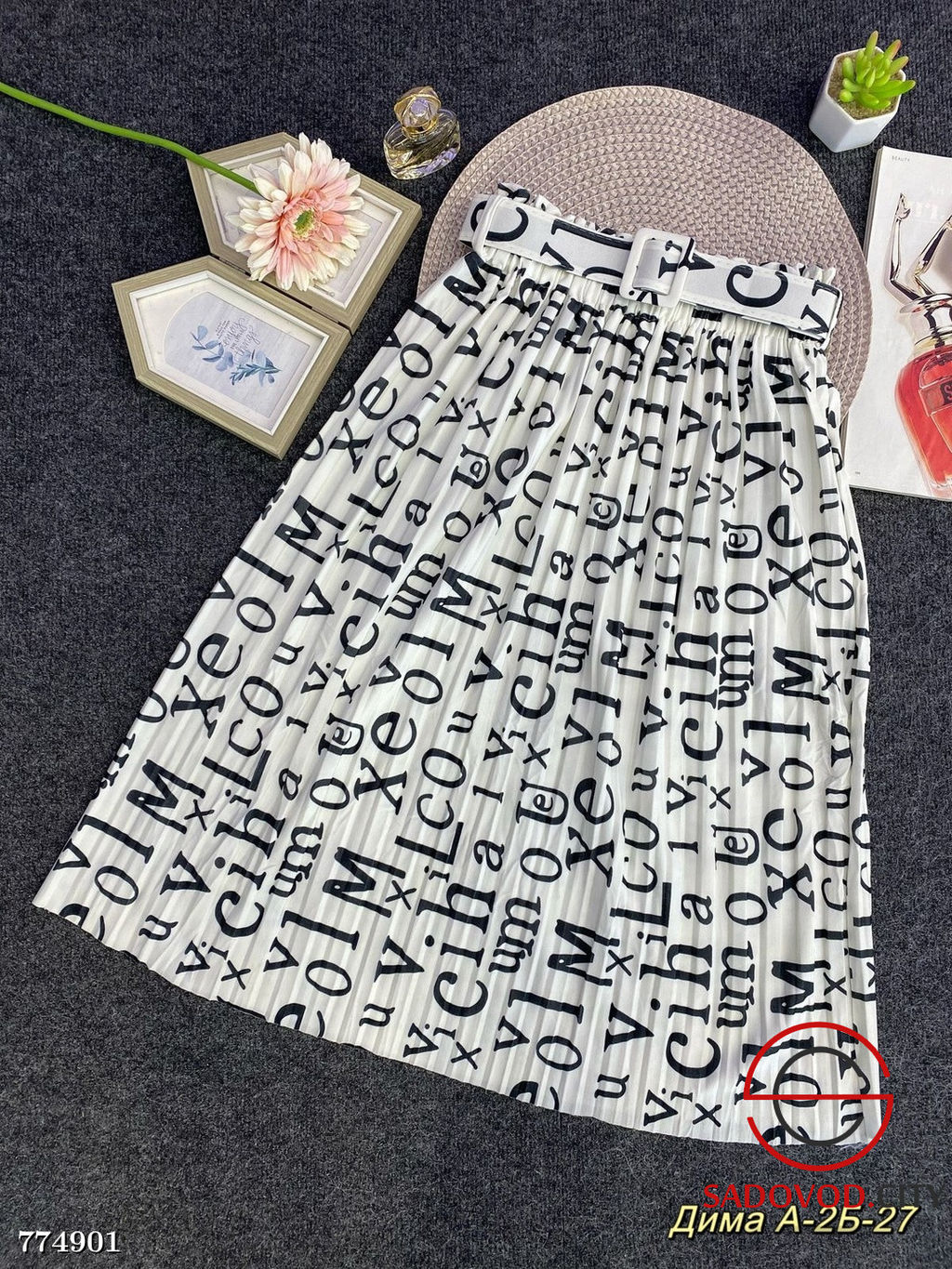 Женская юбка с принтом