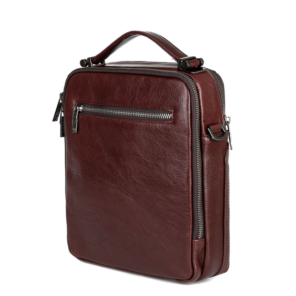 Мужская кожаная сумка - Barcelo biagi фото 3