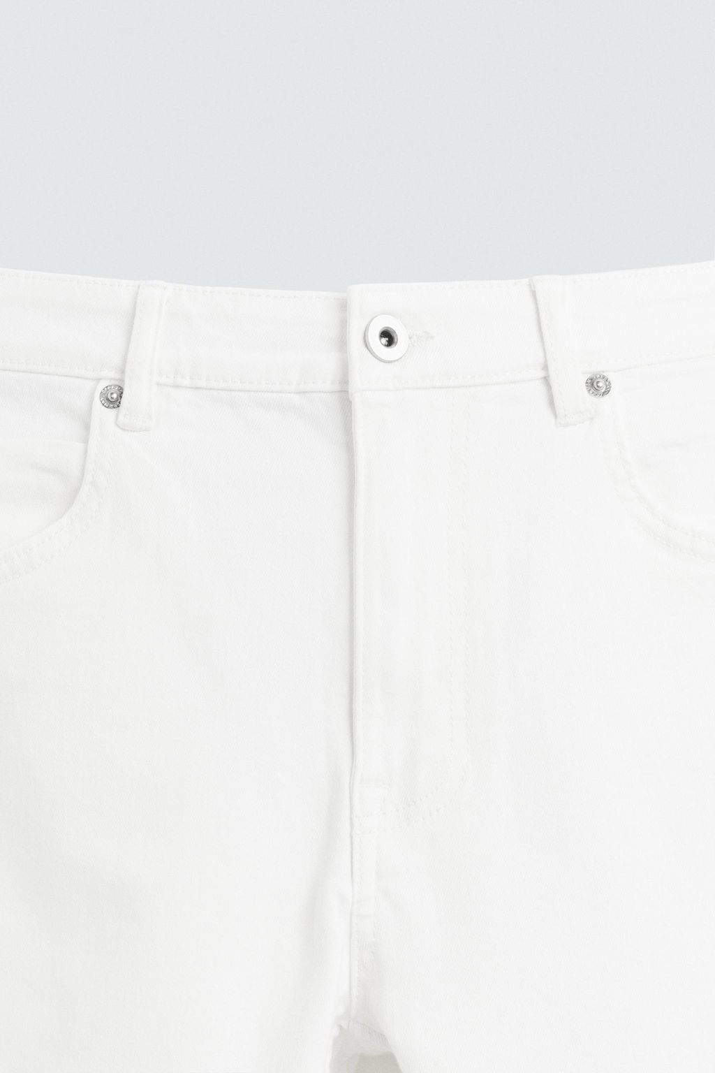 JEANS SKINNY FIT CROPPED / Blanco roto - Zara фото 9
