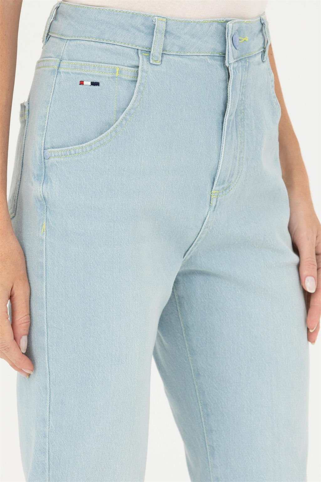 Женские голубые джинсовые брюки - U.s. polo assn фото 5