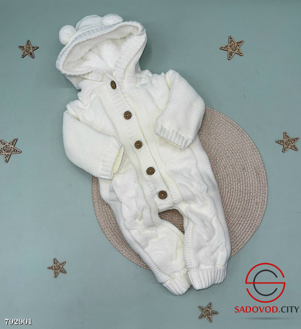 Вязаный детский комбинезон на меху - Bruno фото 4