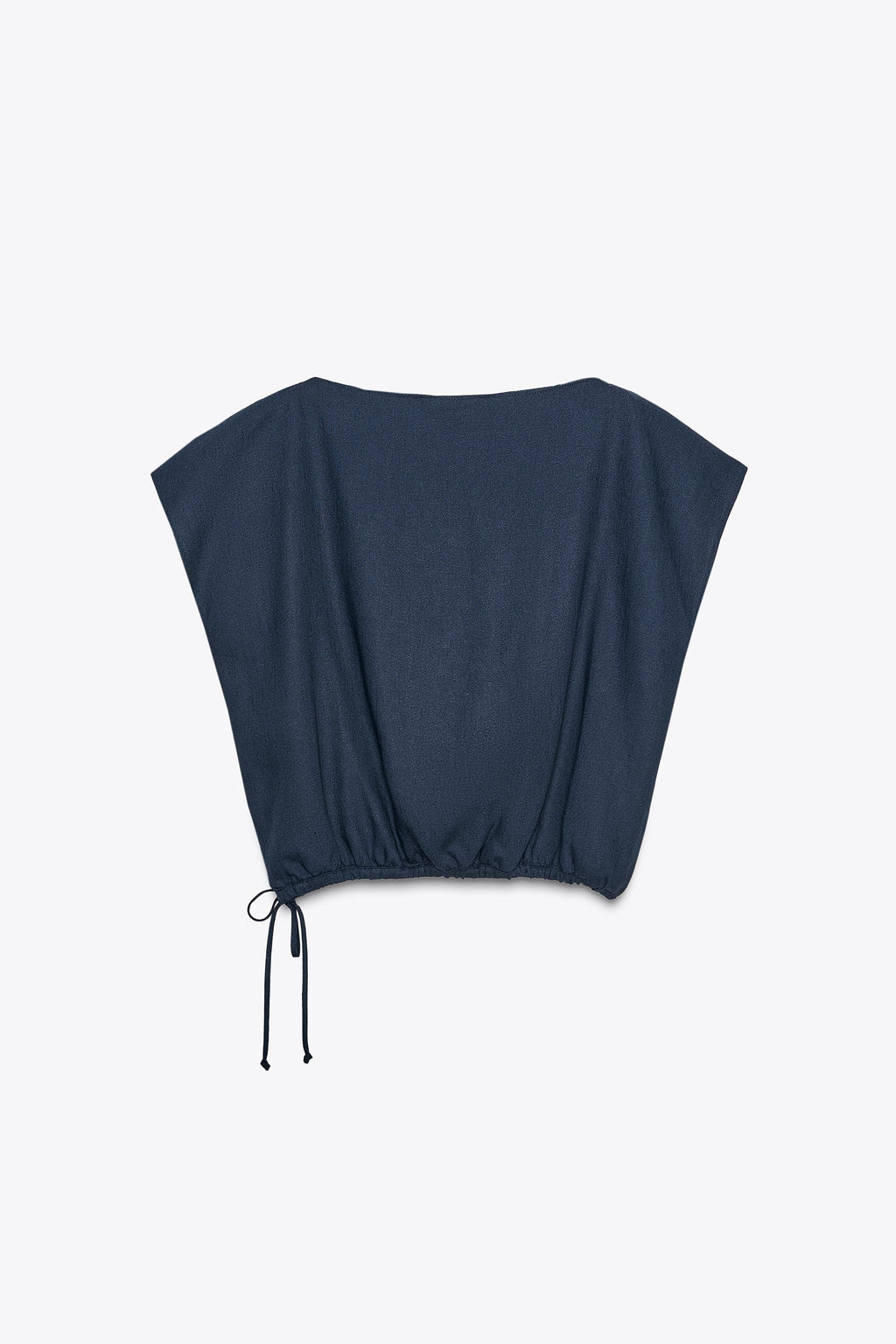 ZW COLLECTION LINEN TOP WITH TIES - Zara фото 13