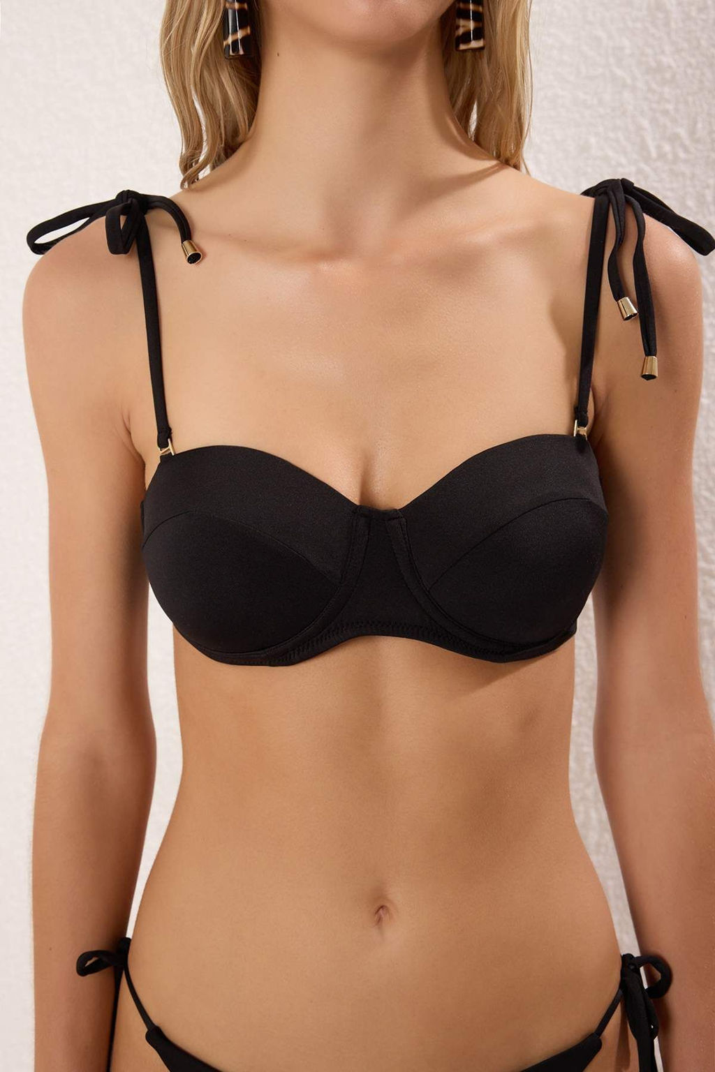Trendyolmilla Siyah Balkonet Baglama Detayl? Bikini Ustu TBESS25BU00072 фото 3