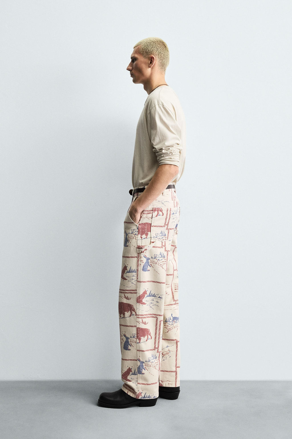 COMIC PRINT TROUSERS - Zara фото 4