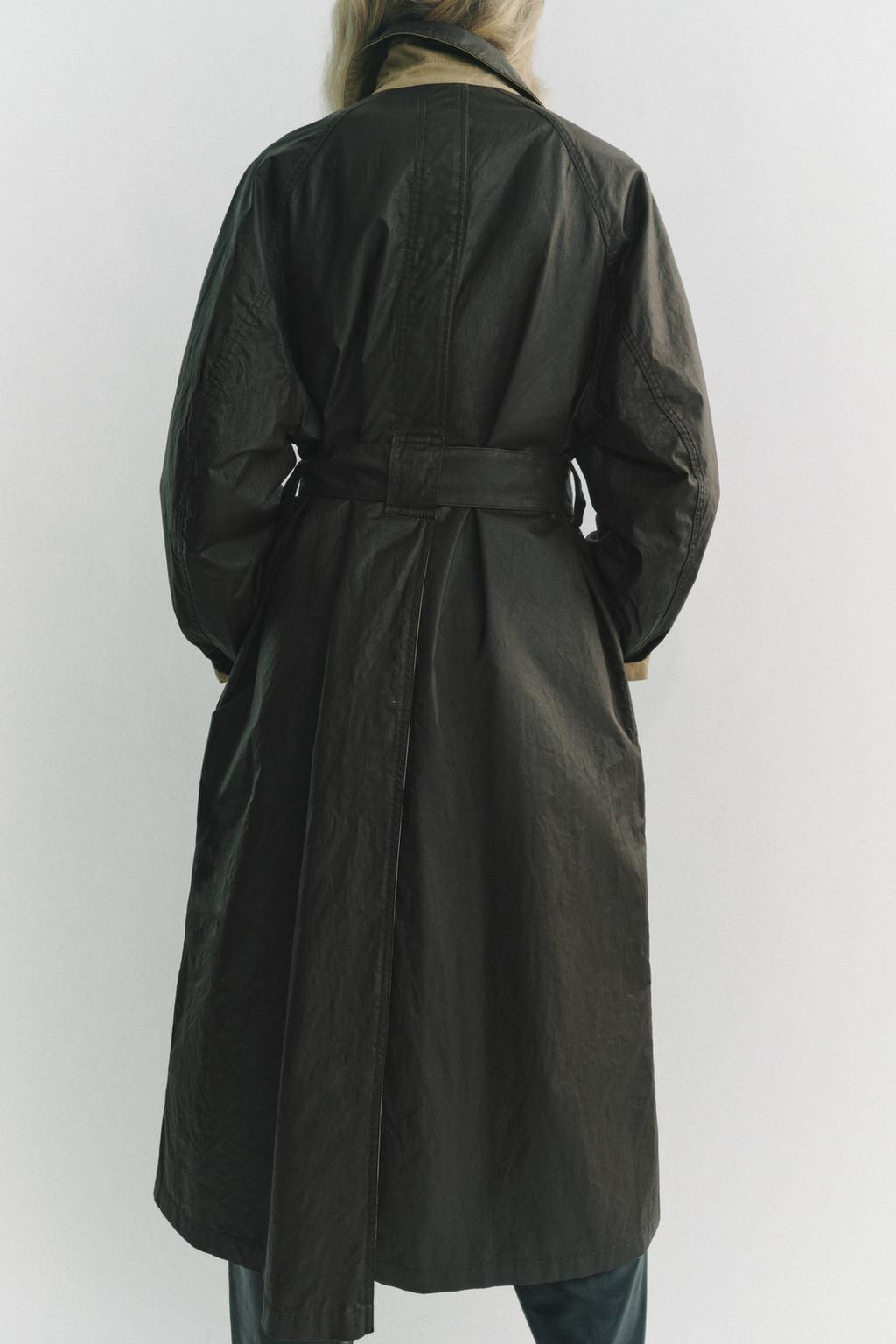 REVERSIBLE TRENCH COAT ZW COLLECTION - Zara фото 4