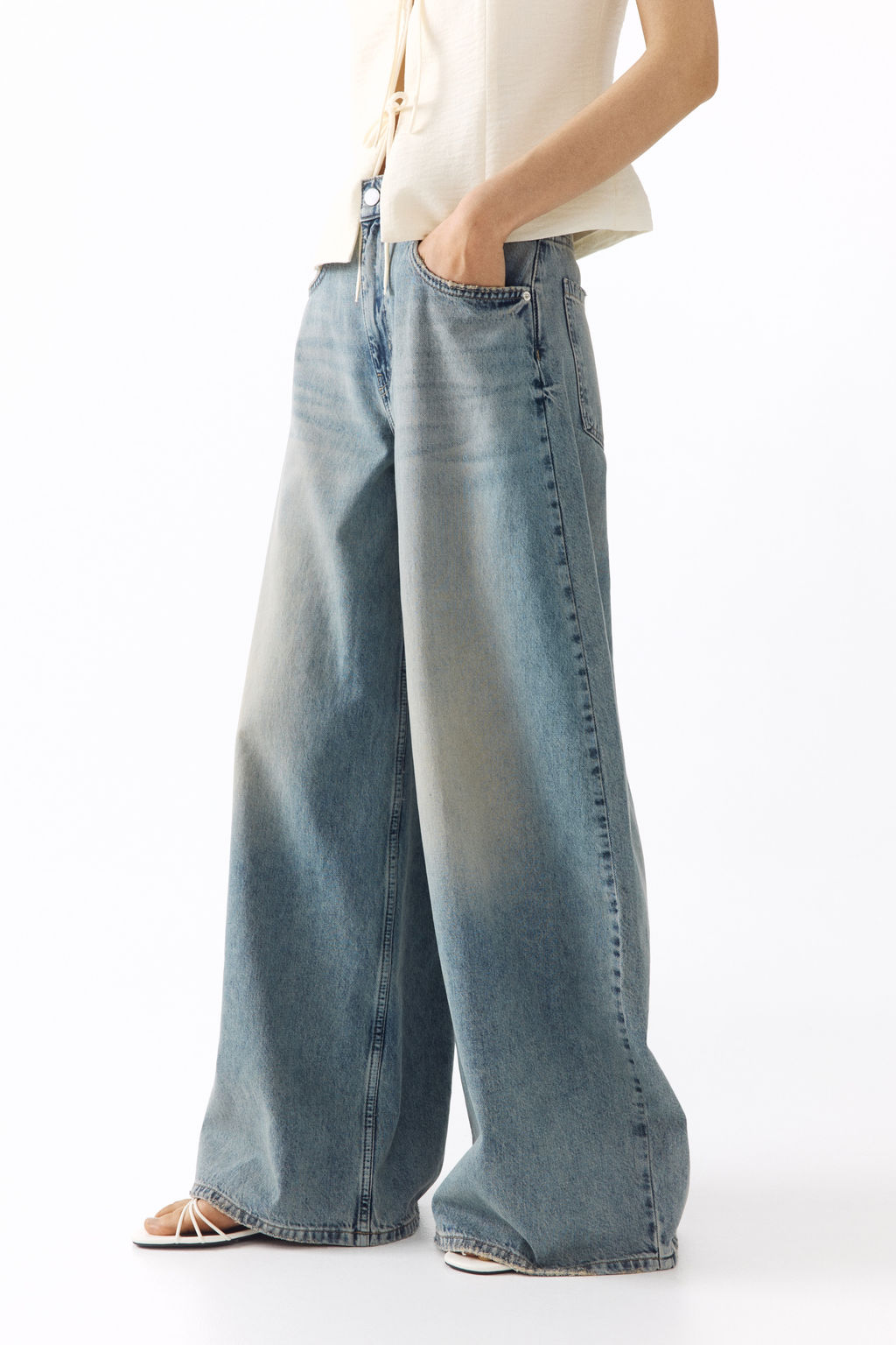 Barrel High Waist Jeans - H&m фото 8