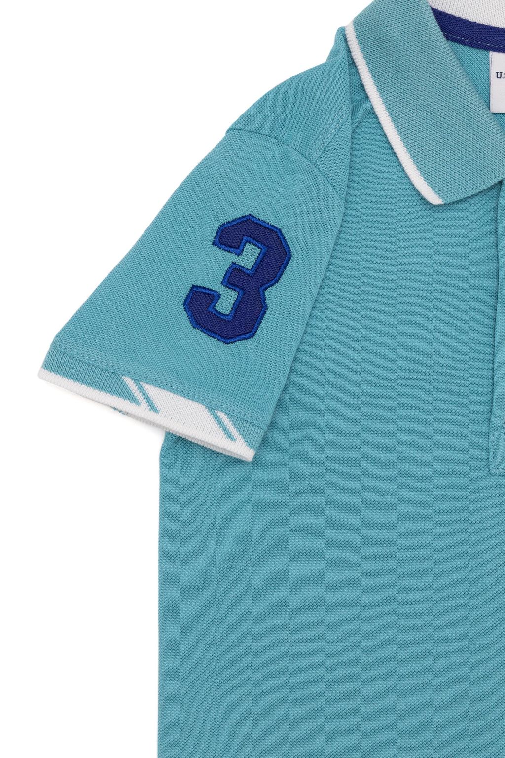 U. S. Polo Assn Бирюзовая футболка-поло для мальчика - U.s. polo assn фото 4