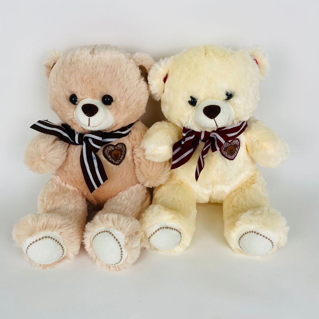 Мягкая игрушка Мишка с полосатым бантом 40 см (арт. 4858/40) - Storyland фото 12