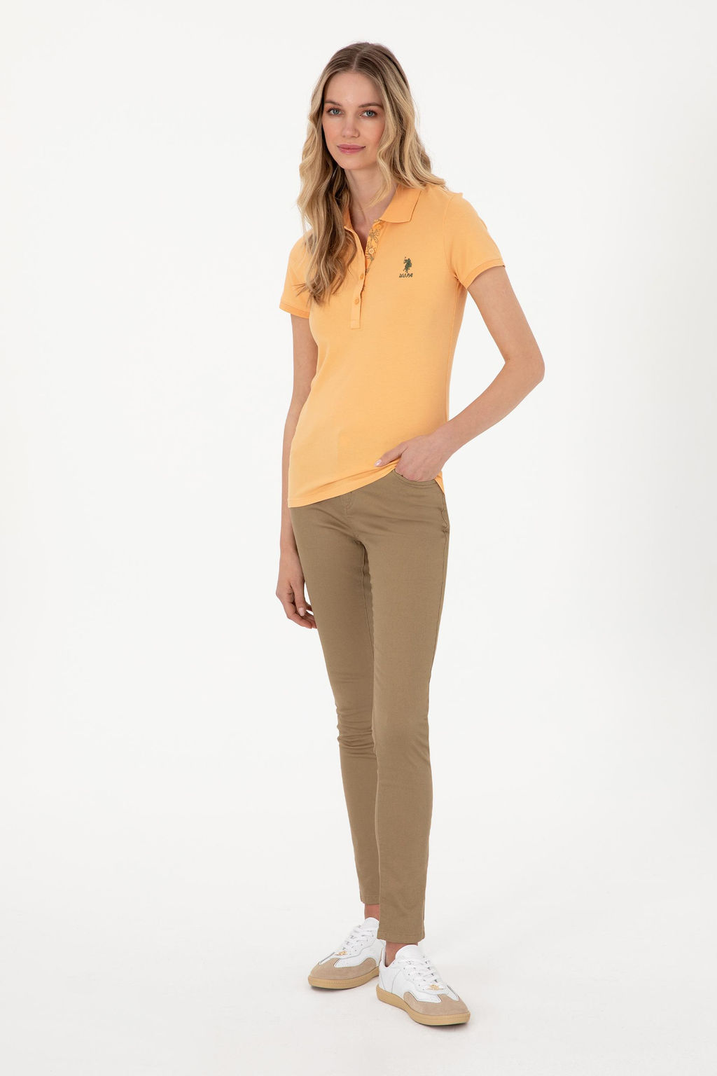 Kad_n Haki Kanvas Pantolon Sepette S_rpriz _ndirim - U.s. polo assn фото 3