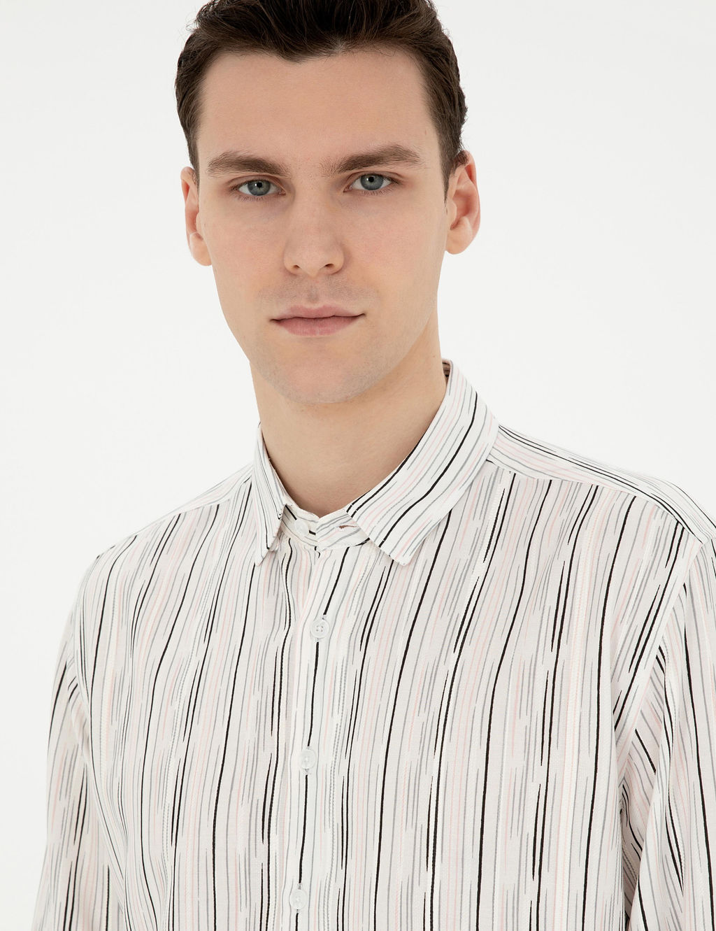 Рубашка Pierre Cardin Slim Fit черная