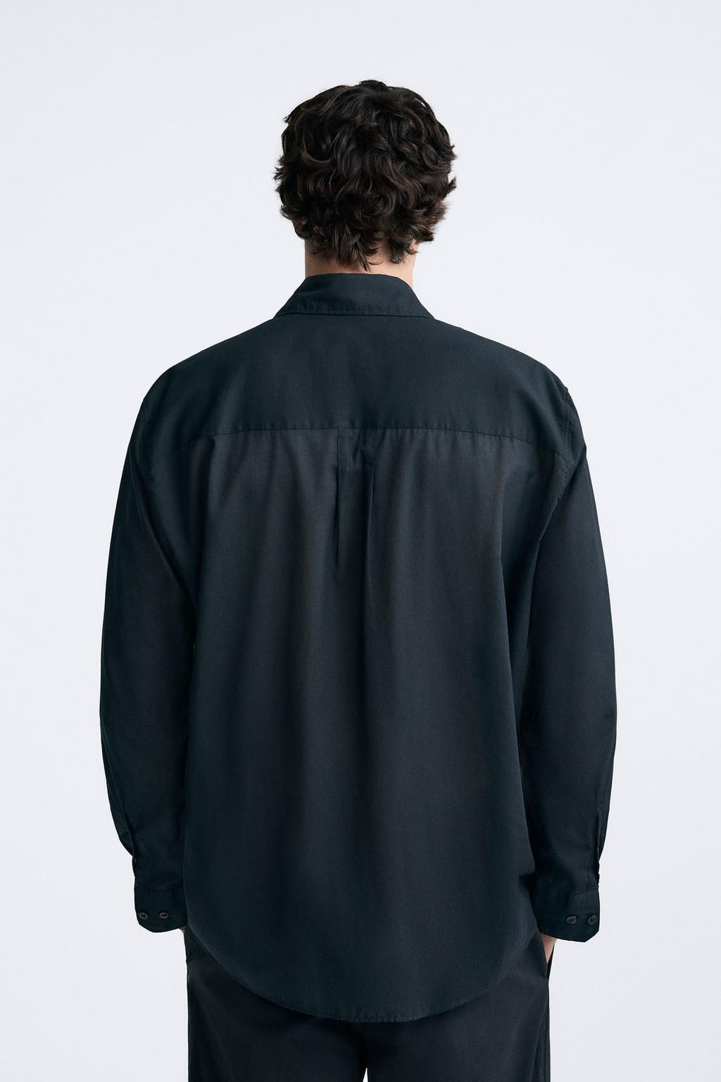 SEMI-SHEER VOILE SHIRT - Zara фото 3