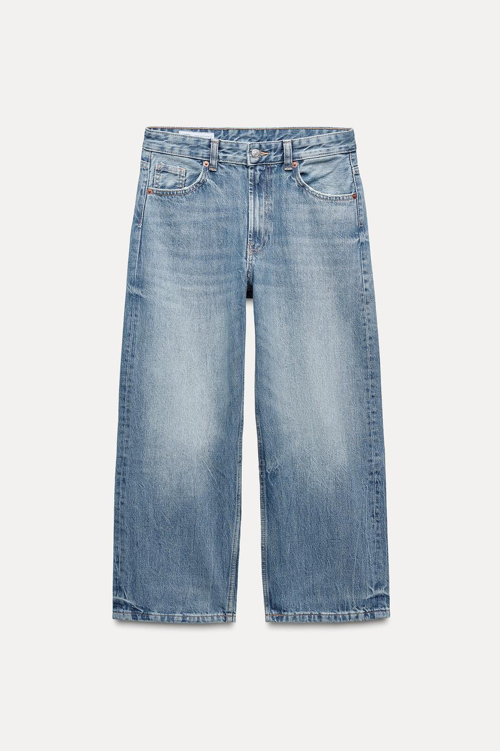 TRF RELAXED-FIT MID-RISE JEANS - Zara фото 11