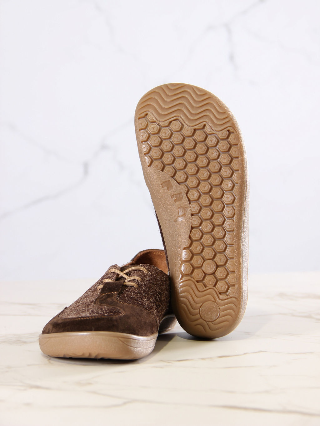 Босоногие туфли 188.natabr.Коричневый джангл+коричневая замша