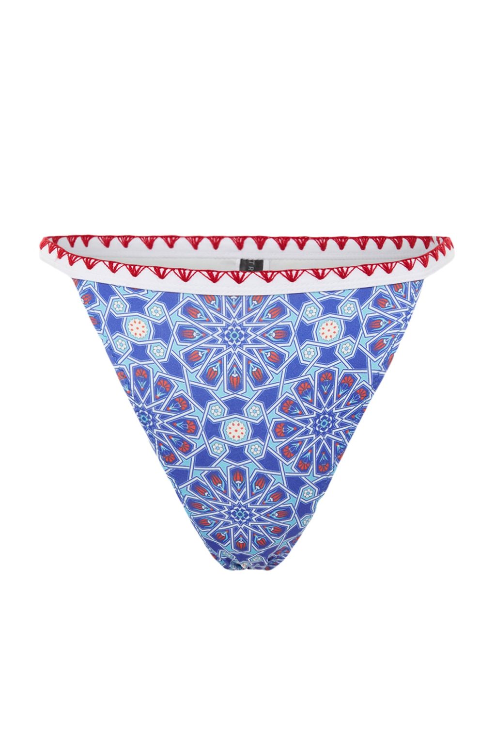 Geometrik Desenli Nak?sl? High Leg Bikini Alt? TBESS23BA00231