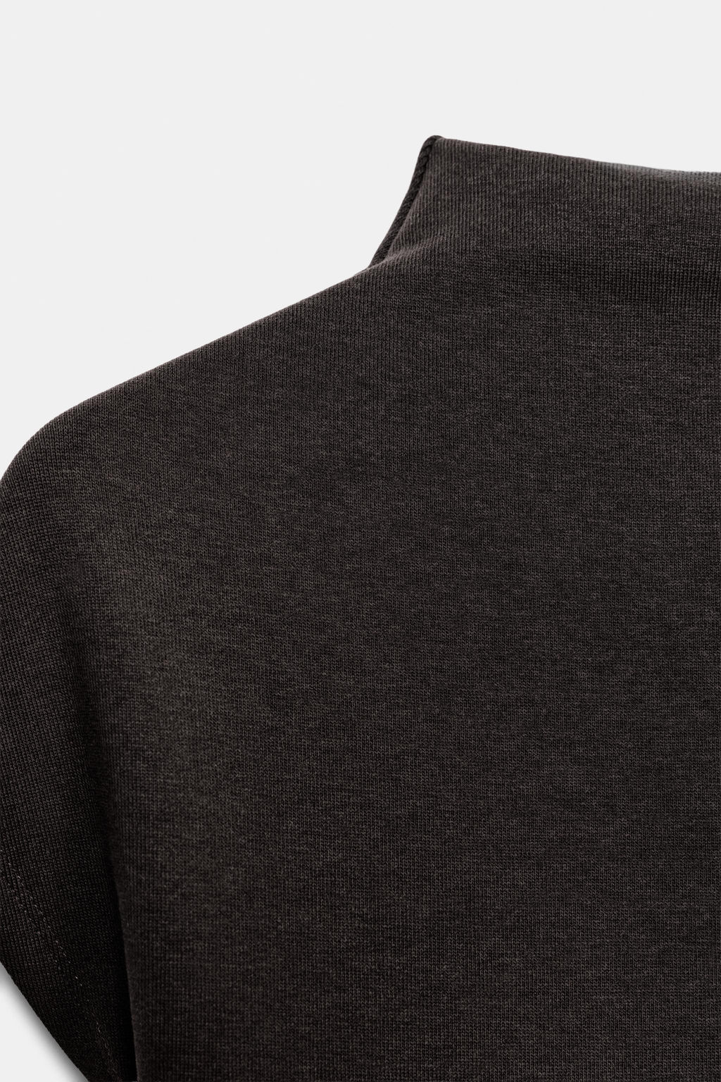 VESTIDO CORTO CUELLO PERKINS / Chocolate - Zara фото 5