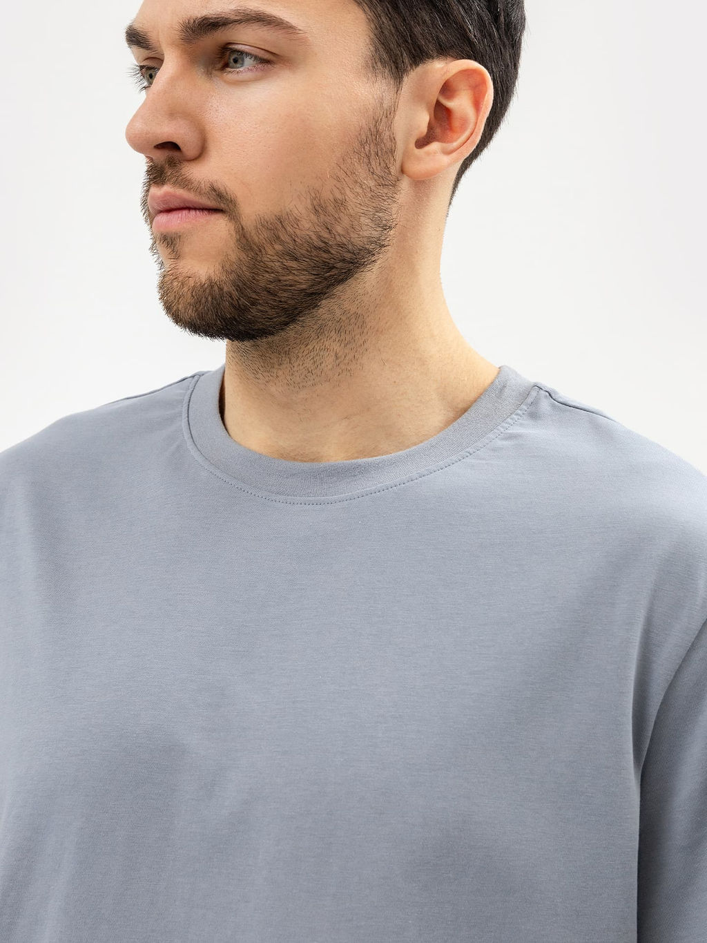 Футболка мужская в сером цвете сизый 111831 - Mark formelle фото 3