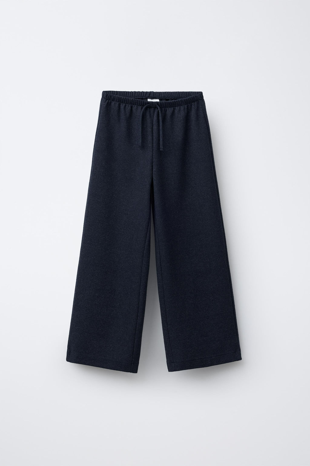 JACQUARD WIDE-LEG TROUSERS