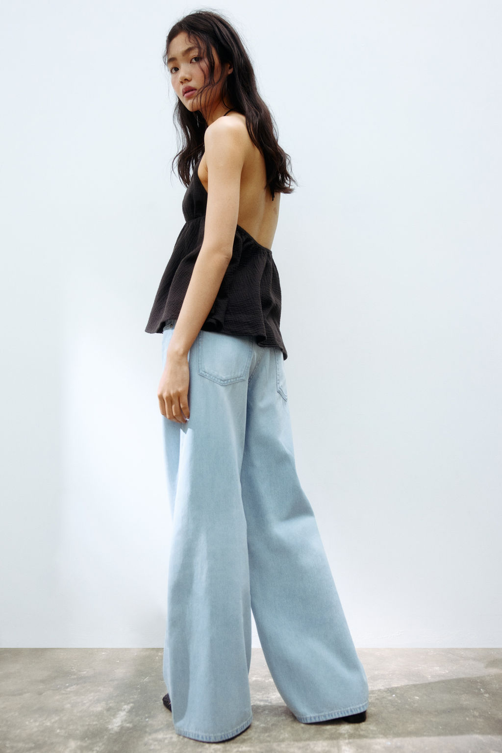 Wide Regular Waist Jeans - H&m фото 9