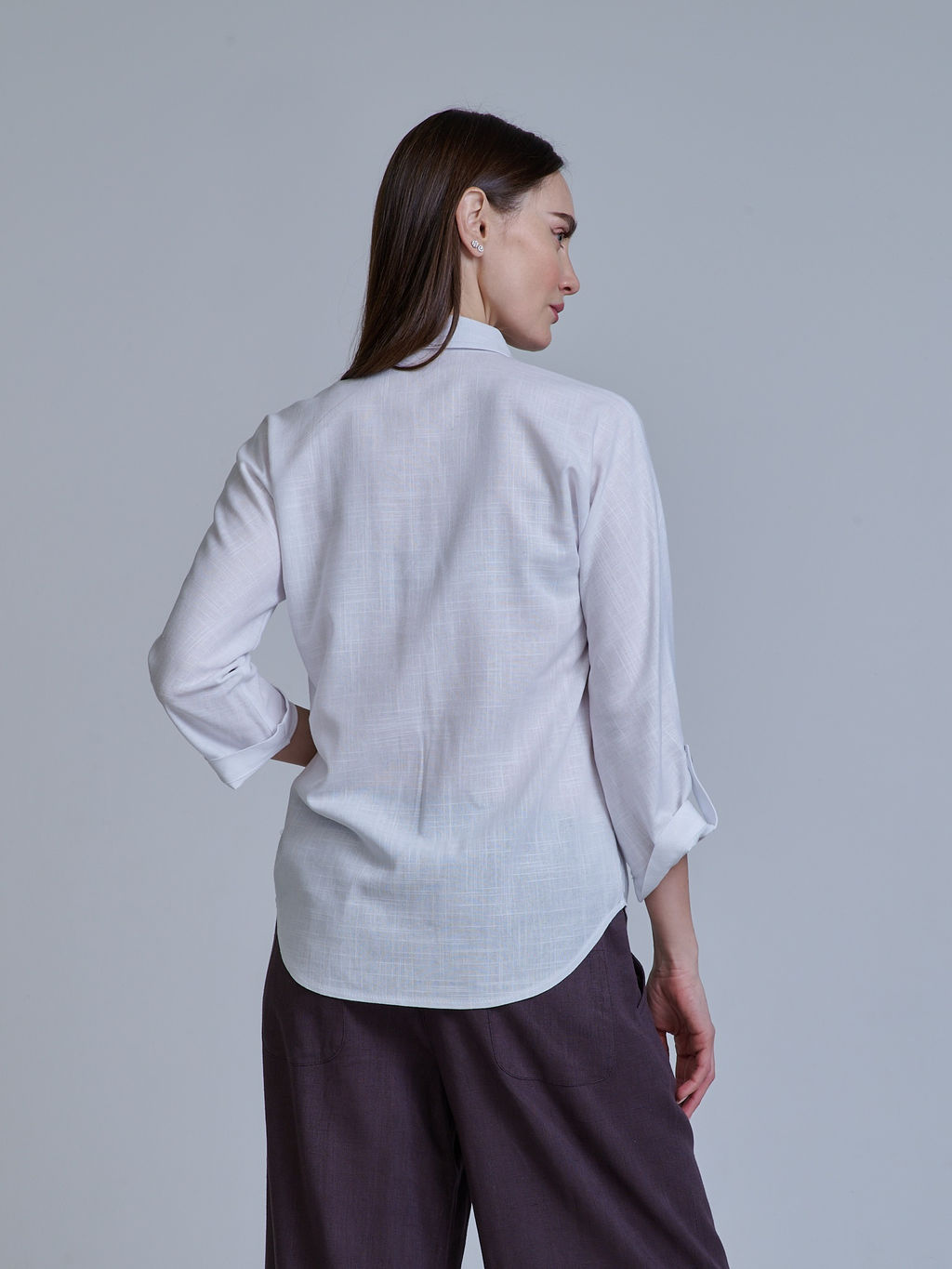 рубашка ЛЕН с ХЛОПКОМ - Трика фото 5