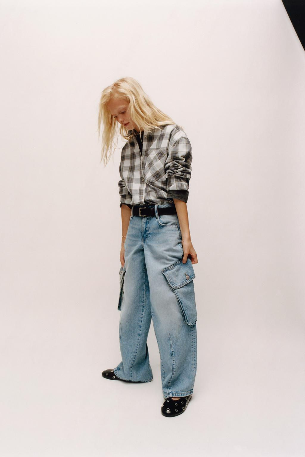 CARGO POCKET JEANS - Zara фото 6